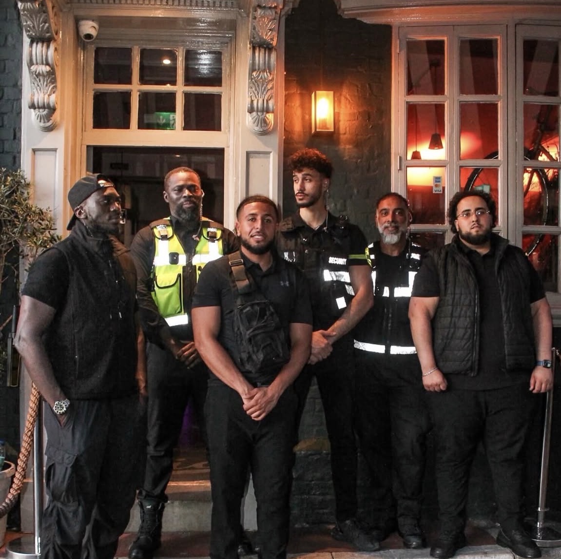 Brick Wall Security team at venue entrance